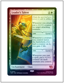 1x Leader's Talent, Foil, Magic MTG NM - Image 1