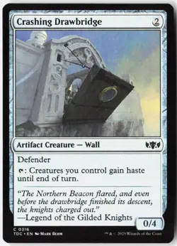 Crashing Drawbridge Commander: Tarkir: Dragonstorm Regular - Image 1