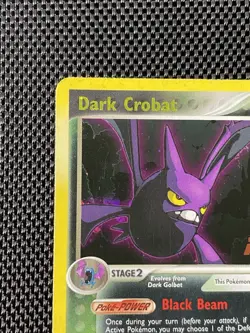 Dark Crobat 3/109 Team Rocket Returns Stamped Pokemon 2004 LP+ - Image 2