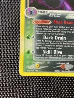 Dark Crobat 3/109 Team Rocket Returns Stamped Pokemon 2004 LP+ - Image 5