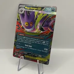 Mega Gengar Ex 056/094 Pokemon Phantasmal Flames Card - Image 2