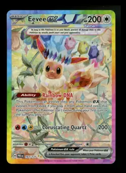 Eevee ex 167/131 Prismatic Evolutions 2025 SIR Holo Rare Pokemon Card TCG - Image 1