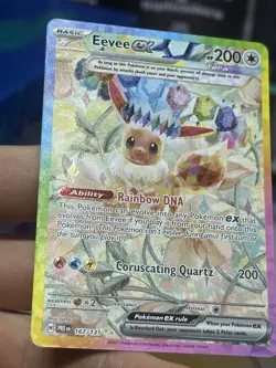 Eevee ex 167/131 Prismatic Evolutions 2025 SIR Holo Rare Pokemon Card TCG - Image 5