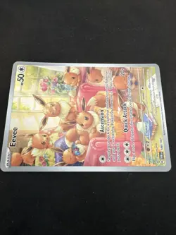 Pokemon Eevee 188/167 Sv06: Twilight Masquerade Illustration Rare Holo - Image 4