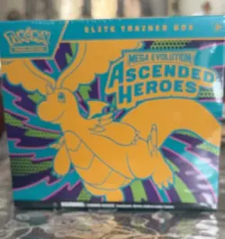 Pokemon Elite Trainer Box Mega Evolution Ascended Heroes Dragonite Zekrom - Image 1