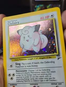 Pokemon TCG Clefairy 5/102 Base Set Holo Rare - Image 4