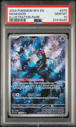 Munkidori Pokemon Sfa En-Shrouded Fable 072/064 PSA 10 - Image 1