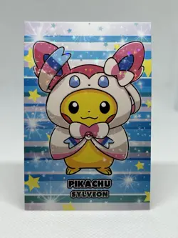 PIKACHU PONCHO x SYLVEON - POKEMON CARD DATABASE - PSA , CGC , BGS , TAG , TCG - Image 1