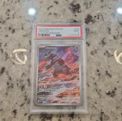 2023 POKEMON PAR EN-PARADOX RIFT ILLUSTRATION RARE #199 GROUDON PSA 9 - Image 1