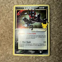 SEALED Pokemon Greninja Gold Star Holo Promo Black Star SWSH144 Celebrations - Image 1