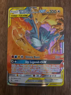 Pokemon TCG - Moltres & Zapdos & Articuno GX 44/68 Hidden Fates Holo - Image 1