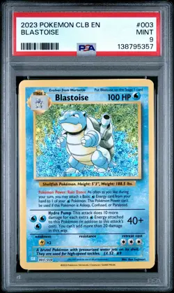 Blastoise - Pokemon TCG Classic: Blastoise Deck #3 PSA 9.0 - Image 1