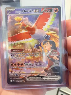 Pokemon TCG Ethan's Ho-Oh EX SIR Destined Rivals - Image 1