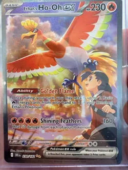 Pokemon TCG Ethan's Ho-Oh EX SIR Destined Rivals - Image 2