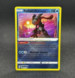 Pokemon Radiant Greninja Radiant Rare Swsh10 Astral Radiance Holo 046/189 - Image 1