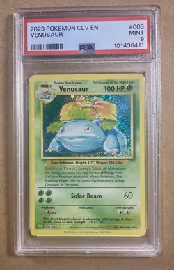 🍀Pokemon PSA 9 Venusaur 003/034 CLV Classic Collection ENGLISH 🍀 - Image 1