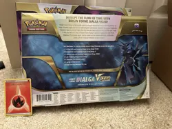 Pokemon TCG Origin Forme Dialga VStar Premium Collection Sword & Shield Pin Box - Image 2