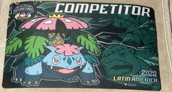 NEW Pokemon 2026 LAIC Mega Venusaur Competitor Playmat - Image 1