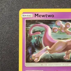 Pokemon TCG- Mewtwo - SM214 - SM Promos (SMP) Black Star Hidden Fates Pin Collec - Image 3