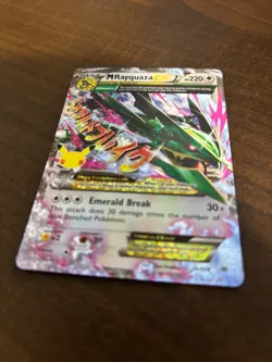 Pokemon Mega M Rayquaza EX 76/108 Celebrations #76 Holo NM - Image 3