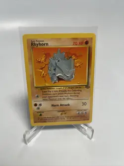 Pokemon TCG Rhyhorn 61/64 Jungle Unlimited Common NM - Image 1