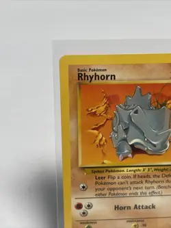 Pokemon TCG Rhyhorn 61/64 Jungle Unlimited Common NM - Image 3