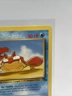 Pokemon Krabby 51/62 - Fossil set common - Same day shipping - NM/M - Image 4