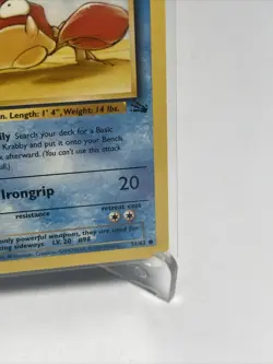 Pokemon Krabby 51/62 - Fossil set common - Same day shipping - NM/M - Image 5