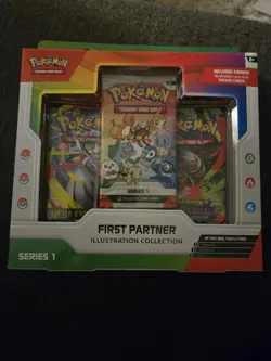 First Partner Illustration Collection Series 1 Pokemon New - Image 1