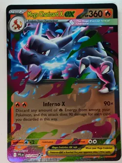 Mega Charizard X ex 013/094 Double Rare Phantasmal Flames Pokemon Near Mint - Image 1