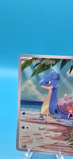 Misty's Lapras 194/182 Illustration Rare Pokemon Destined Rivals NM - Image 2