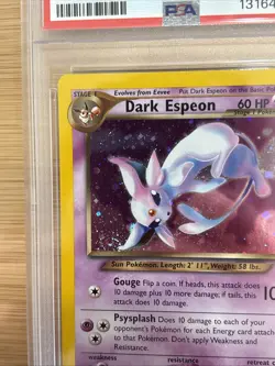 2002 POKEMON NEO DESTINY #4 DARK ESPEON-HOLO PSA 7 - Image 3