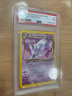 2002 POKEMON NEO DESTINY #4 DARK ESPEON-HOLO PSA 7 - Image 4