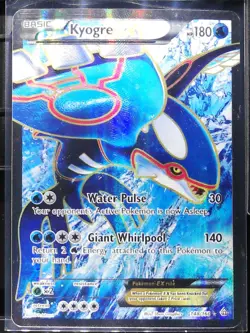 (TEXTURE SHIFT ERROR) 2015 Pokemon XY - Primal Clash #148/160 Kyogre EX - Image 1