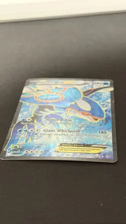 (TEXTURE SHIFT ERROR) 2015 Pokemon XY - Primal Clash #148/160 Kyogre EX - Image 3