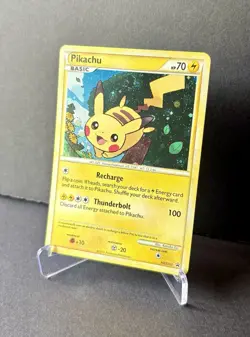 Pokemon TCG 2010 Heart Gold Soul Silver Pikachu HGSS03 Black Star Promo Holo LP - Image 2