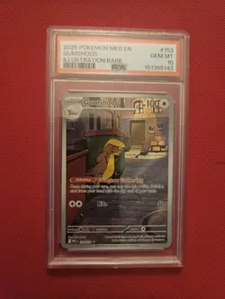 PSA 10 Pokemon Gumshoos Illustration 153/132 Mega Evolution NM PSA 10 - Image 1