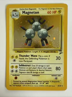 Magneton 009/130 – Base Set 2 – Holo Rare – NM - Pokemon - Image 1