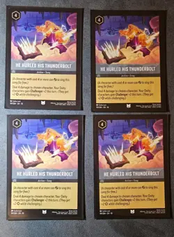 He Hurled His Thunderbolts Playset Disney Lorcana Whispers In The Well 197/204 - Image 1