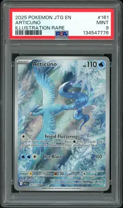 PSA 9 MINT Articuno 161 Journey Together Pokemon Card - Image 1