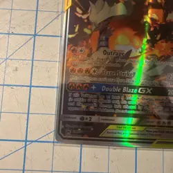 Pocket Monster Reshiram&charizard Gx Fun Fan Art Pokemon Card - Image 5