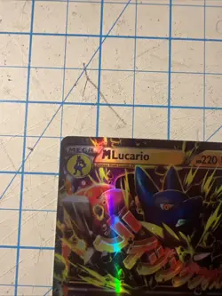 Custom M Lucario Ex Fun Fan Art (Custom Card) Pokemon Card - Image 2