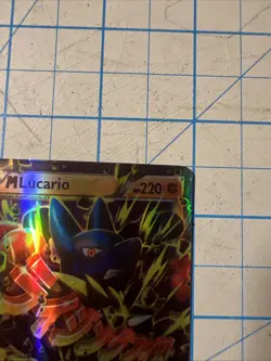 Custom M Lucario Ex Fun Fan Art (Custom Card) Pokemon Card - Image 3