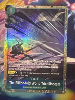 1x The Billion-fold World Trichiliocosm OP06-038 Premium Card Vol. 2- Eng OPTCG - Image 1