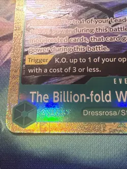 1x The Billion-fold World Trichiliocosm OP06-038 Premium Card Vol. 2- Eng OPTCG - Image 2