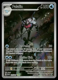 Pokemon Cards Palafin 225/091 Paldean Fates Illustration Rare NM *2 - Image 1