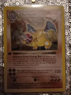 Pokemon TCG Charizard 4-Card Lot Base Set Holo Shining Charizard VMAX 074/073 - Image 3