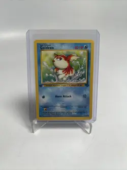 Goldeen 53/64 1st Edition NM Jungle Set Non-Holo Pokemon Card - Image 1