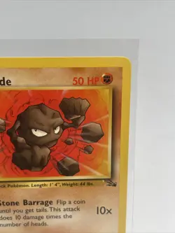 GEODUDE - Fossil Set - 47/62 - Common - Pokemon Card - Unlimited Edition - NM - Image 4
