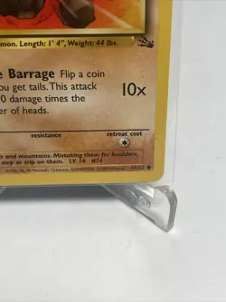 GEODUDE - Fossil Set - 47/62 - Common - Pokemon Card - Unlimited Edition - NM - Image 5